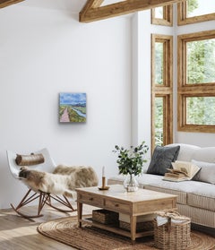 Moorings at Walberswick, original painting, landscape, contemporary