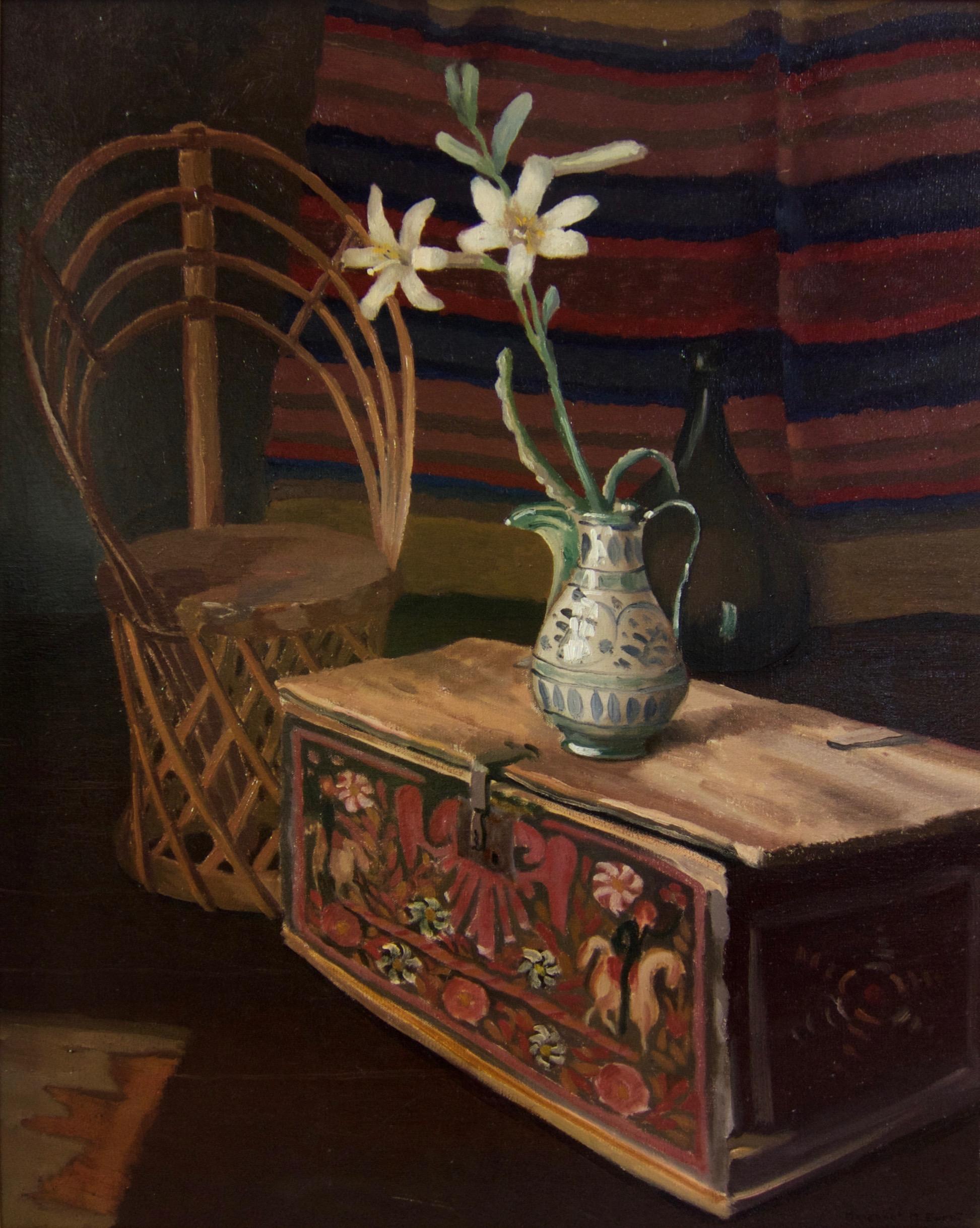 Margaret D. Moore Ewert Still-Life Painting - Exhibited Southwest Still Life Oil Painting by Margaret Ewert