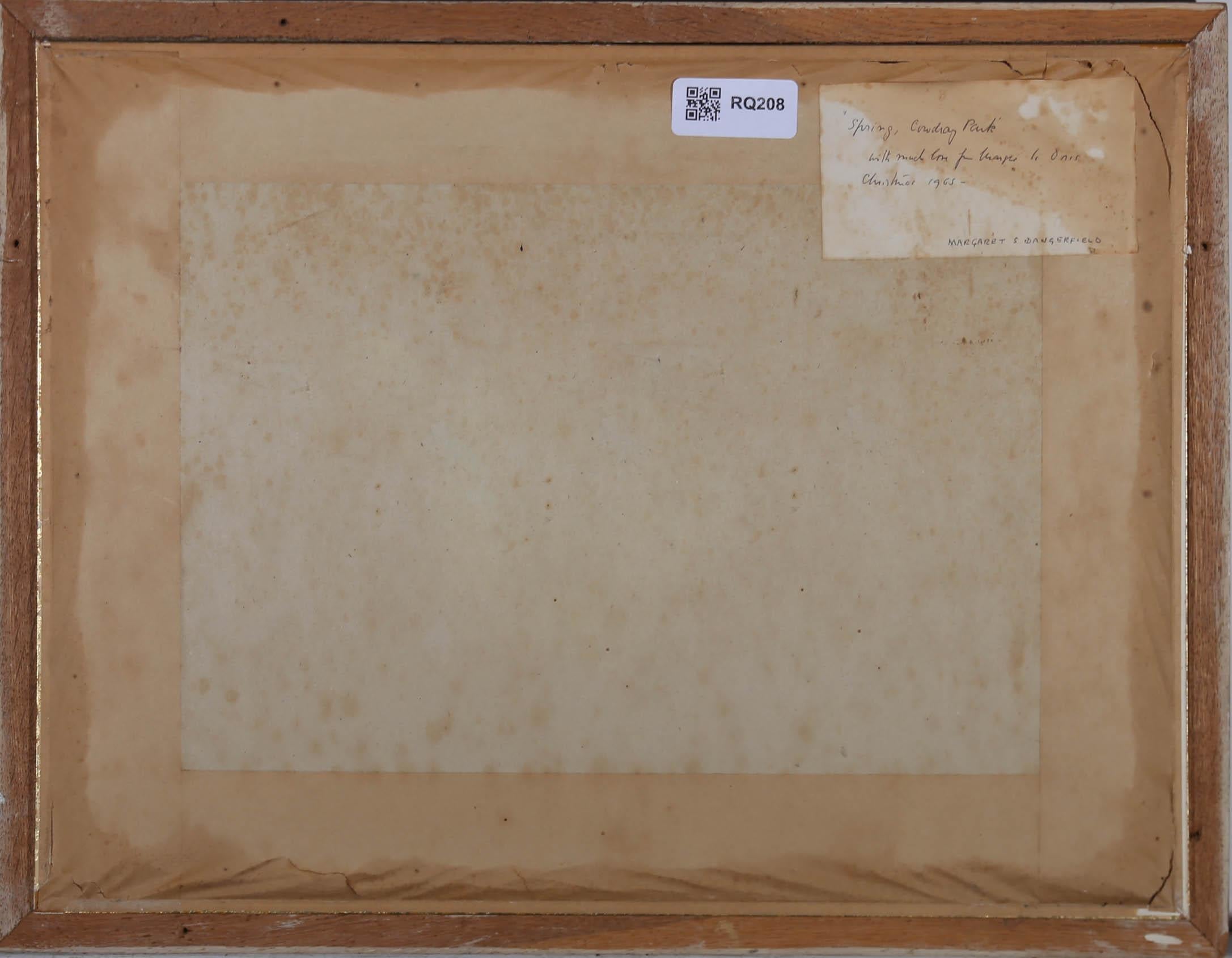 Margaret Dangerfield - Óleo enmarcado de 1965, Cowdray Park en venta 3