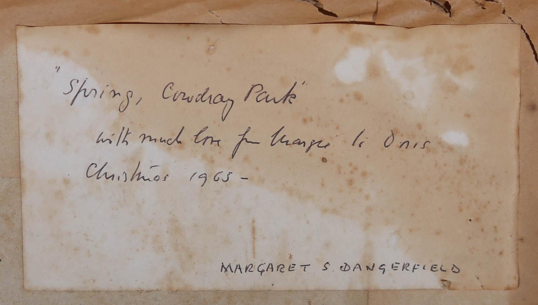 Margaret Dangerfield - Óleo enmarcado de 1965, Cowdray Park en venta 4