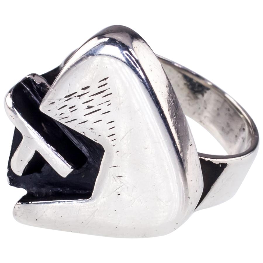 Margaret de Patta Designer Sterling Silver Modernist Ring
