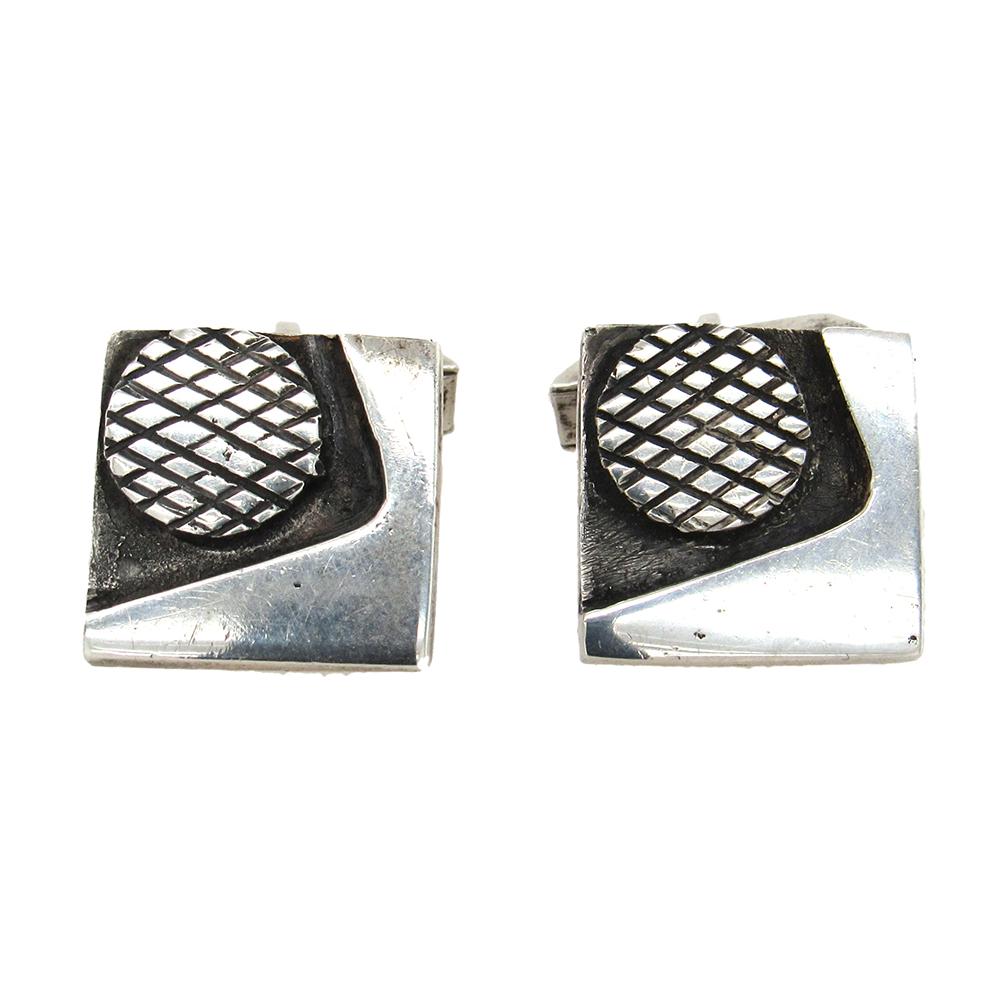 Margaret De Patta Sterling Cufflinks In Good Condition In New York, NY