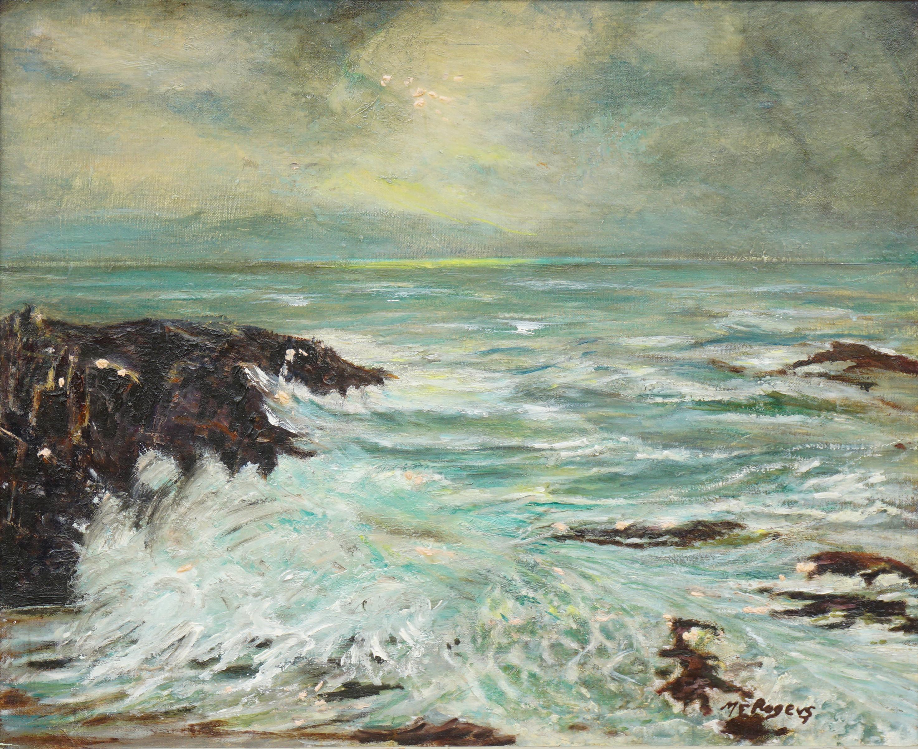 Ocean Horizon Seascape - Painting by Margaret Esther Rogers