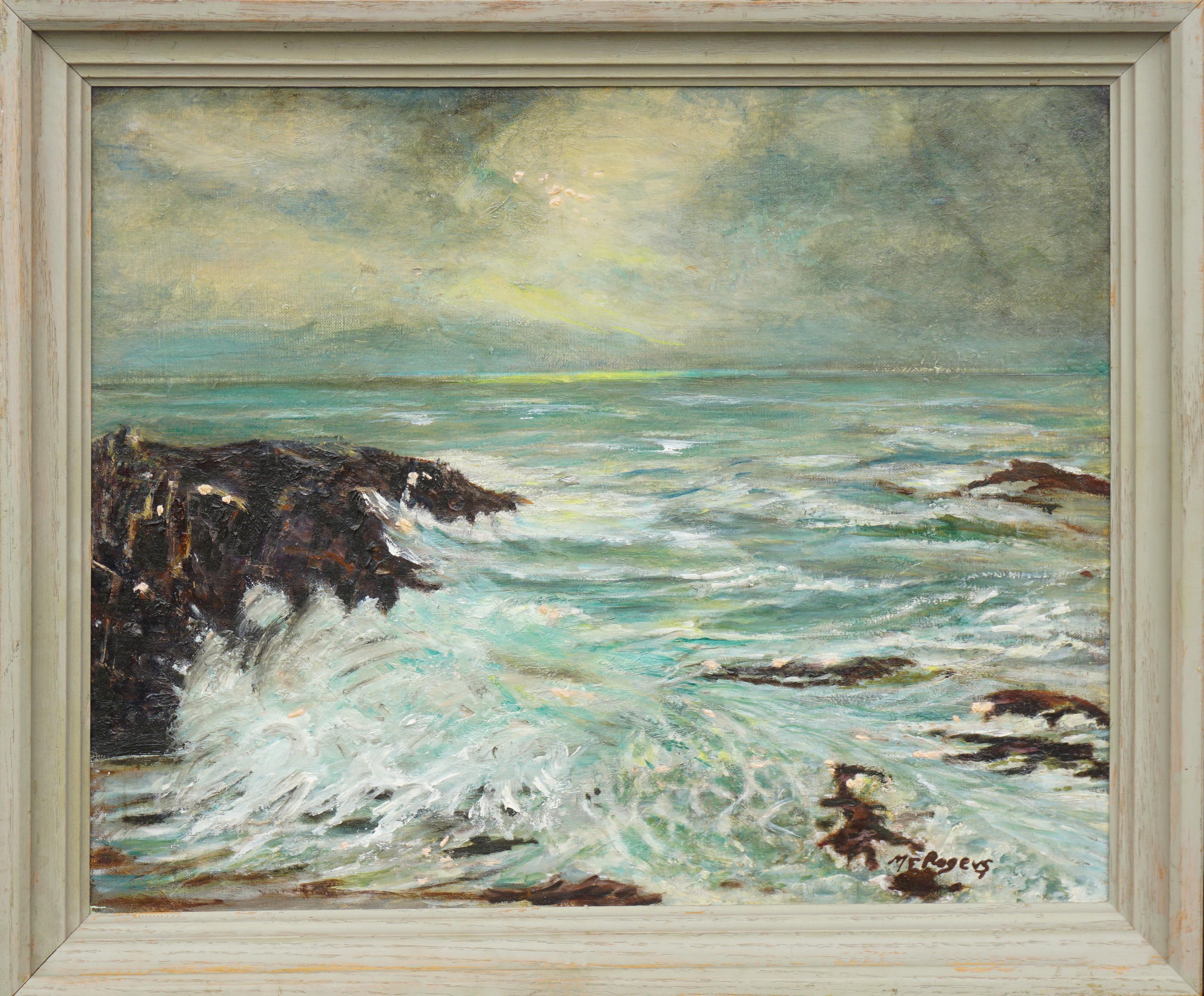 Margaret Esther Rogers Landscape Painting - Ocean Horizon Seascape