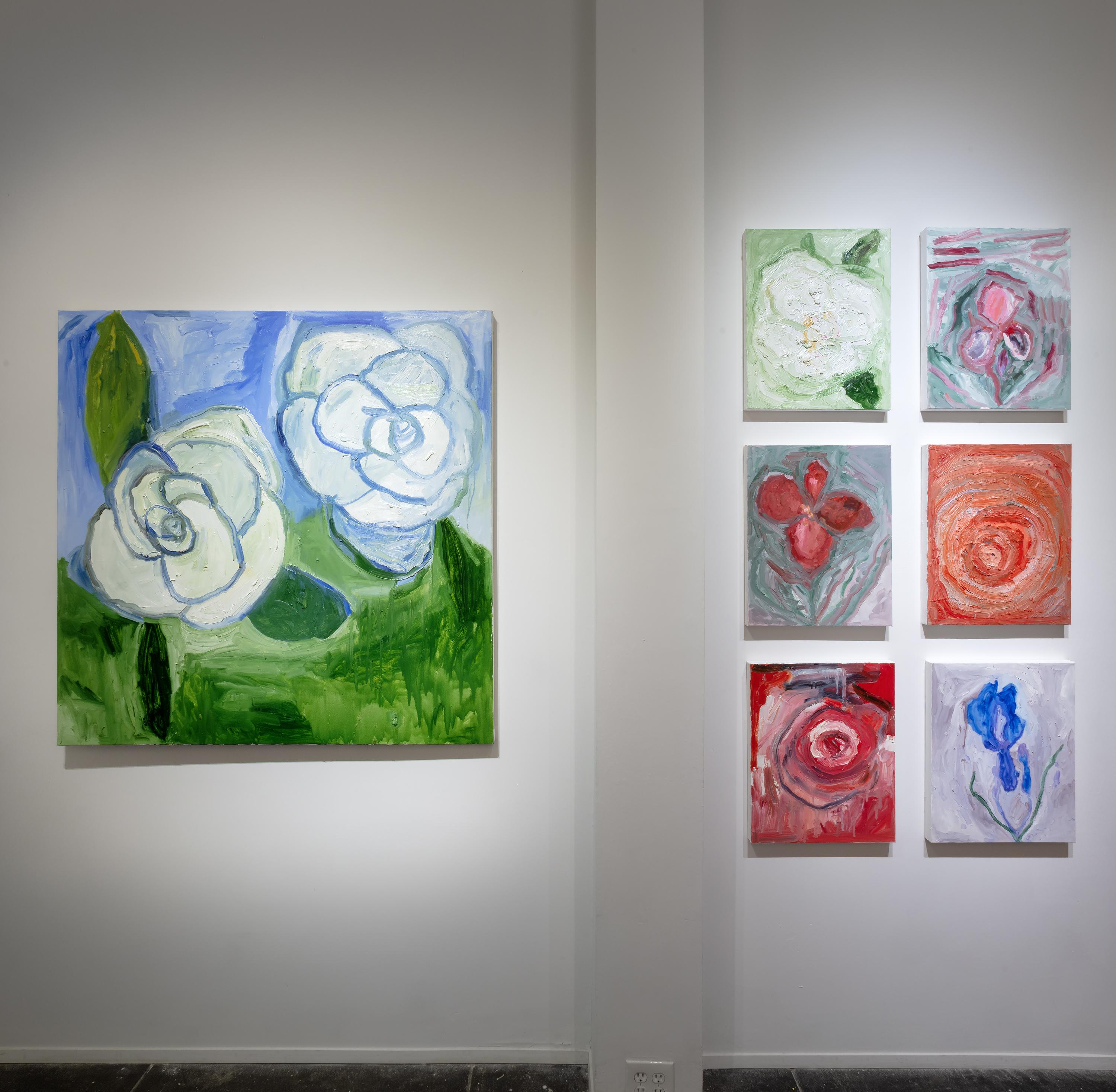 Camellia Blanc - Painting di Margaret Evangeline