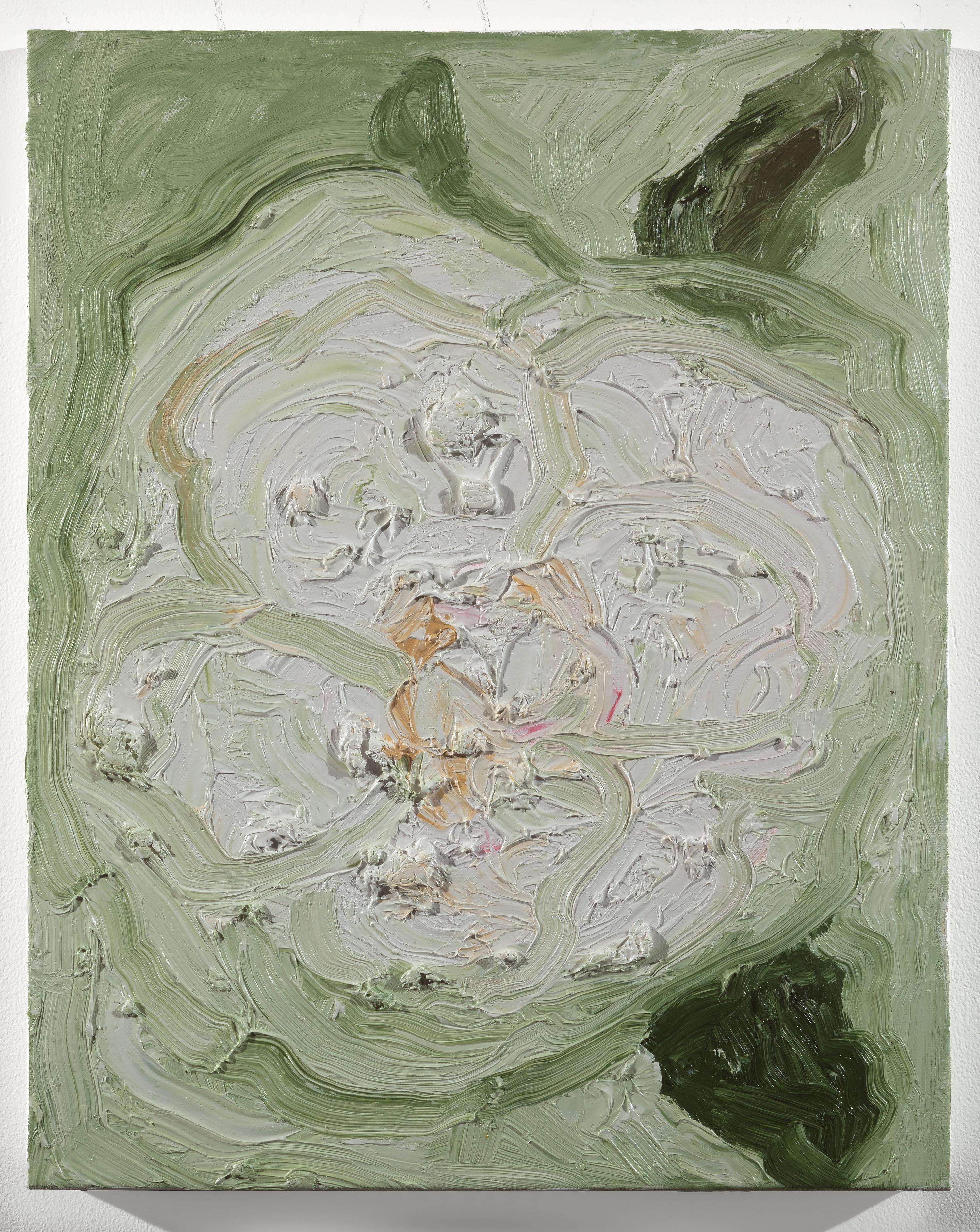 Abstract Painting di Margaret Evangeline - Camellia Blanc