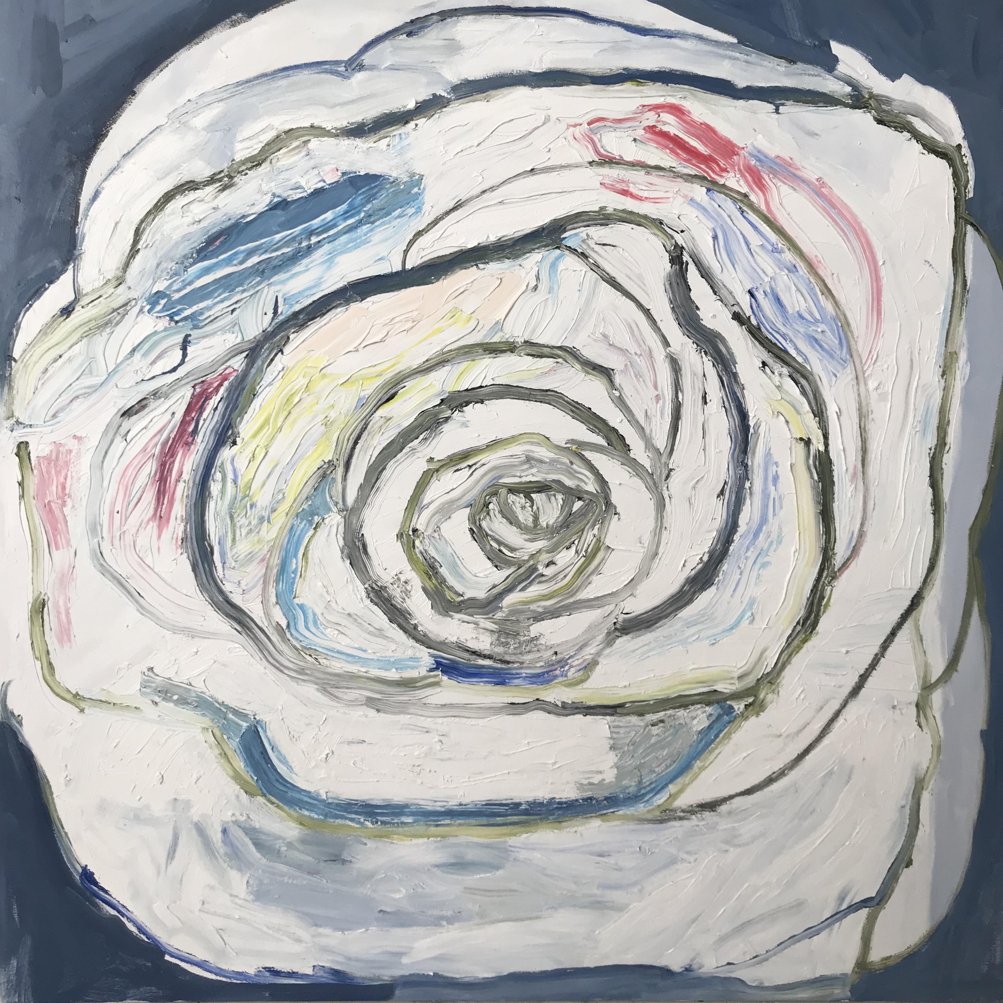 Coteau Camellia #2 - Painting by Margaret Evangeline