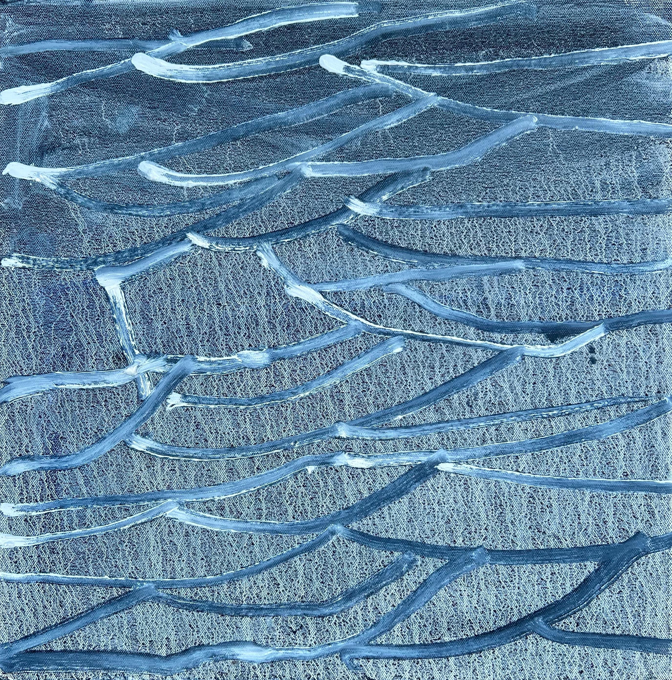Abstract Painting di Margaret Evangeline - Mare profondo 1