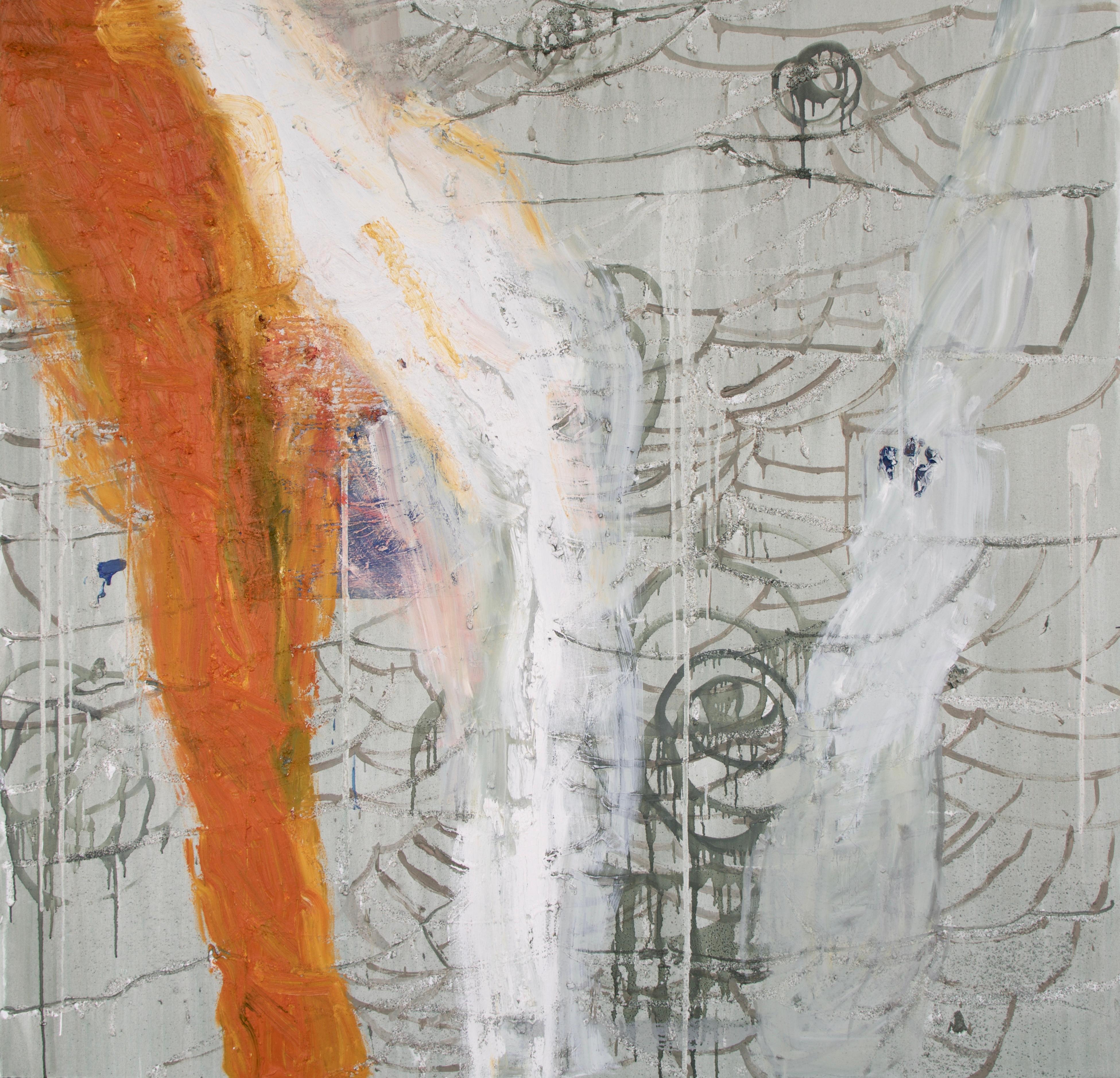 Margaret Evangeline Abstract Painting – Schicht #2