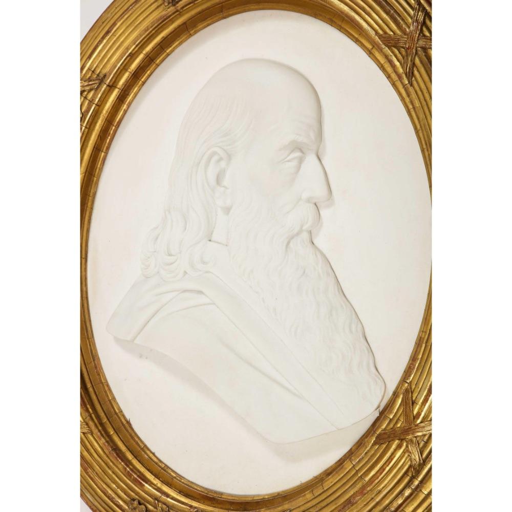Margaret Foley (Amerikanerin, 1827-1877) Marmorbüste „Head of Prophet Zephaniah“ im Angebot 11
