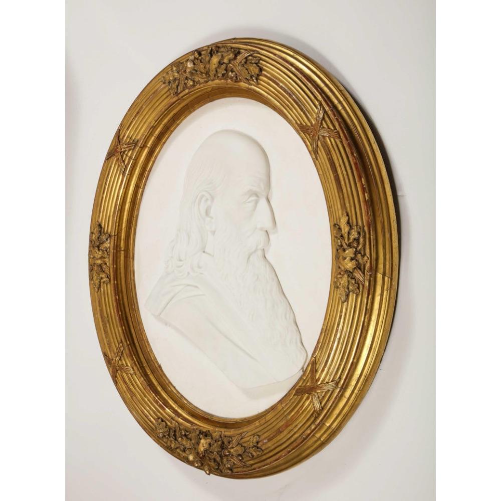 Margaret Foley (Amerikanerin, 1827-1877) Marmorbüste „Head of Prophet Zephaniah“ im Angebot 2