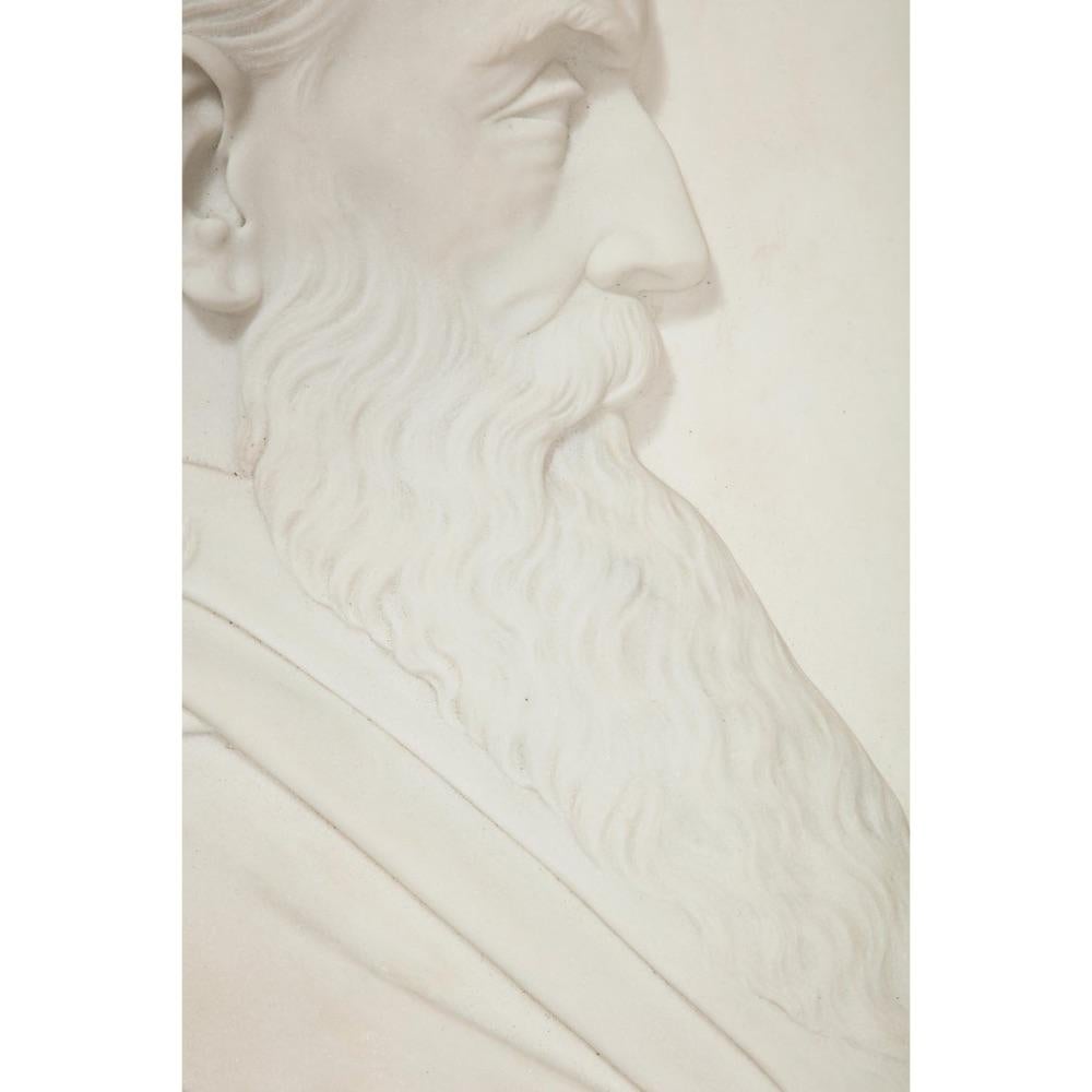 Margaret Foley (Amerikanerin, 1827-1877) Marmorbüste „Head of Prophet Zephaniah“ im Angebot 5