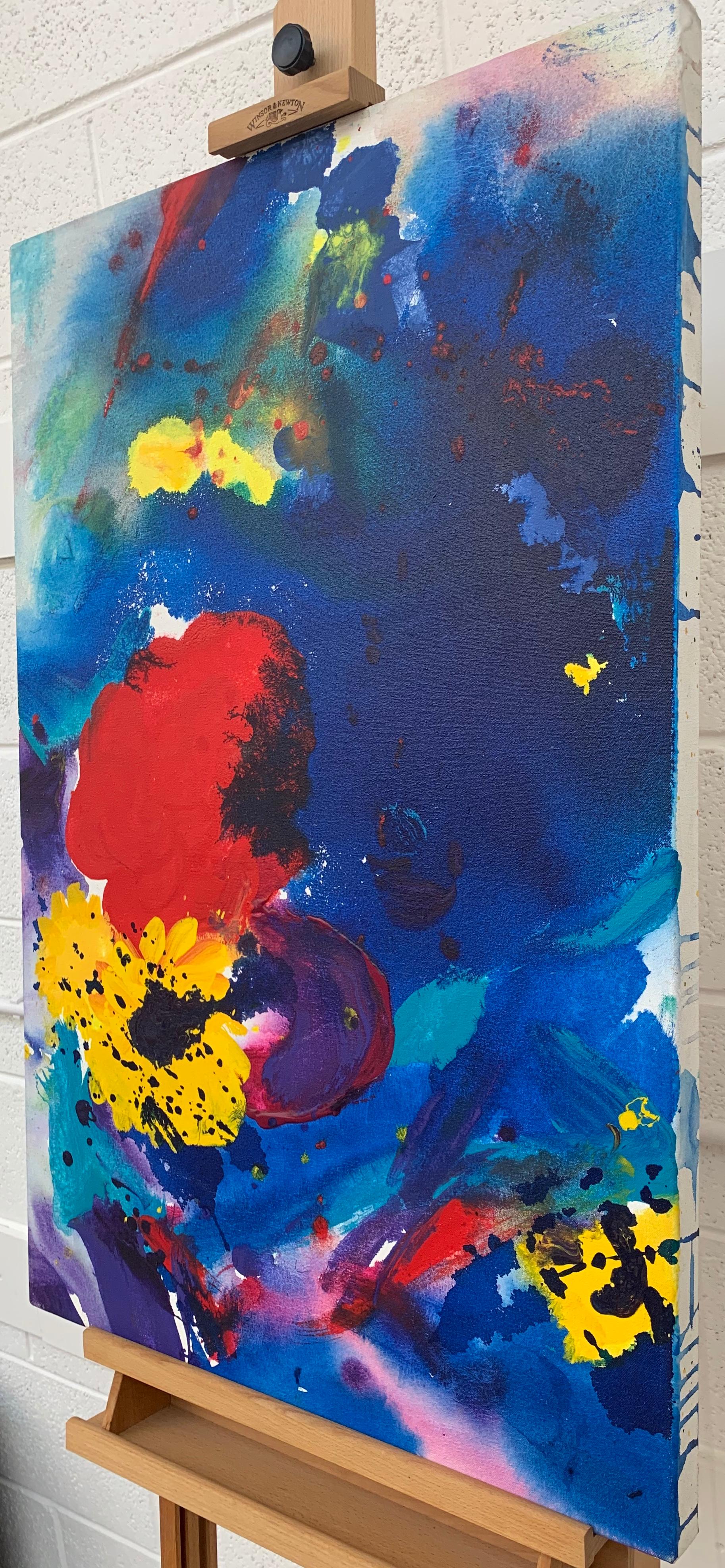 red yellow and blue painting