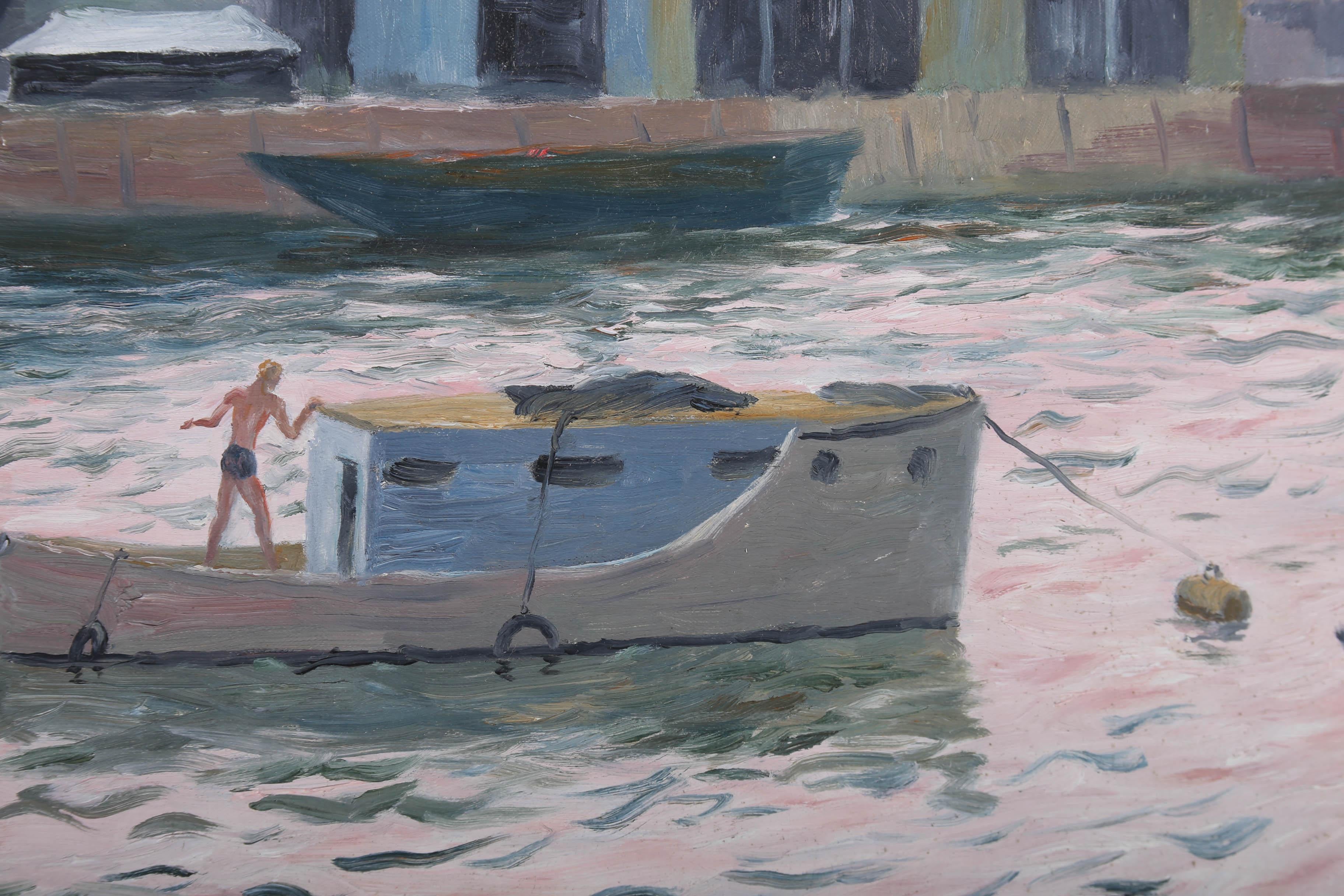 Margaret Graeme Niven (1906-1997) - Framed Oil, Sunday Morning in Chelsea 3