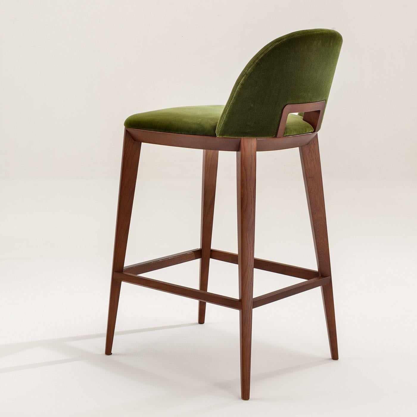 Margaret Green Stool by Cesare Arosio In New Condition For Sale In Milan, IT