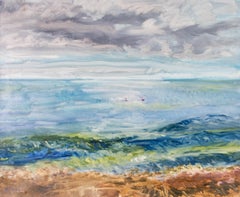 Margaret Harmsworth (1928-2007) - 20th Century Oil, Blue Landscape