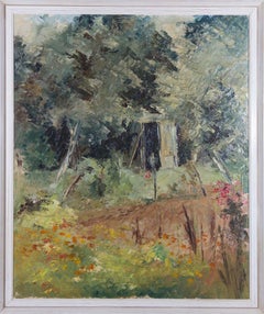 Margaret Ida Elizabeth Pullan (1907-2000) - 1969 Huile, Paysage de jardin II