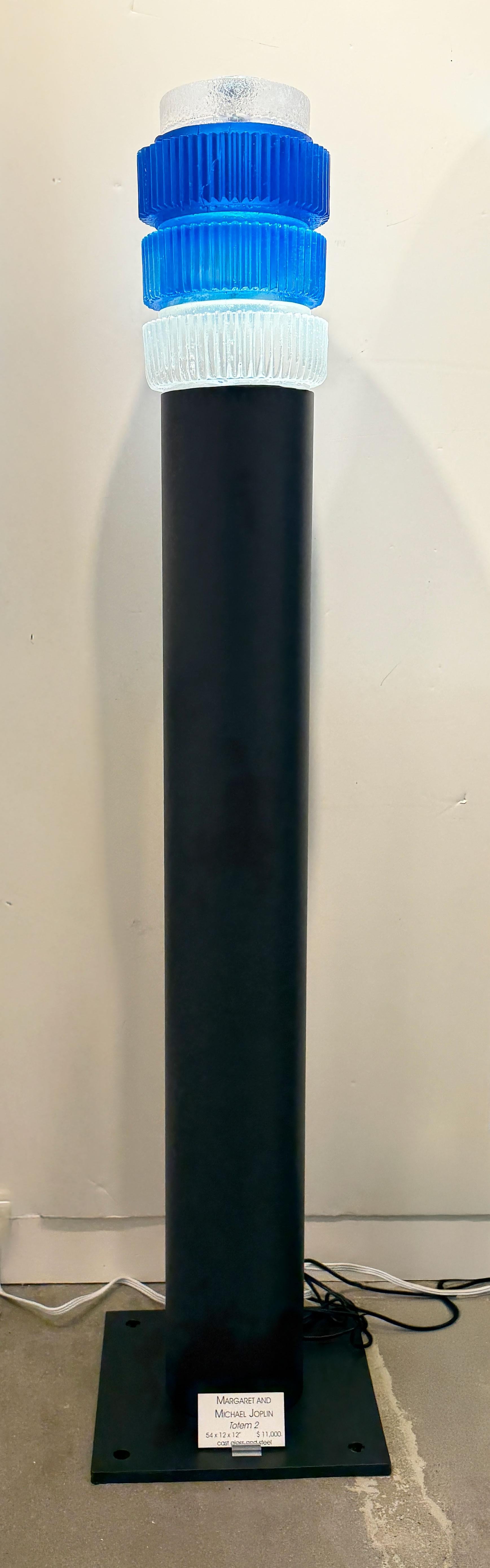 Large Abstract Blue LED