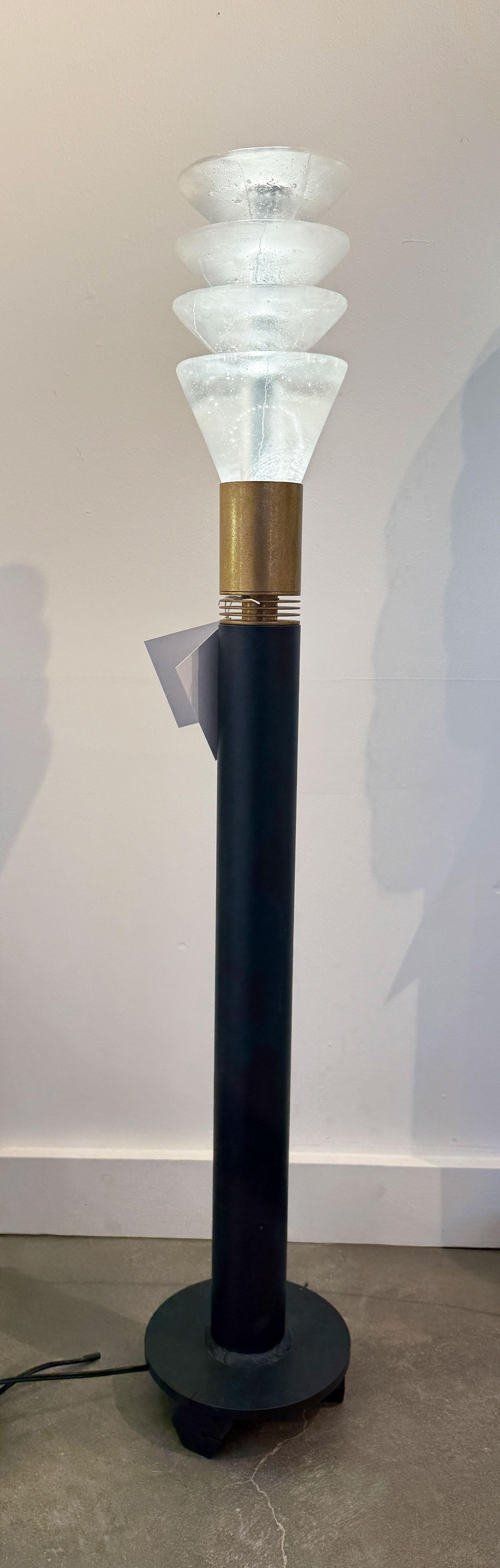 Margaret Joplin Abstract Sculpture - Medium White LED