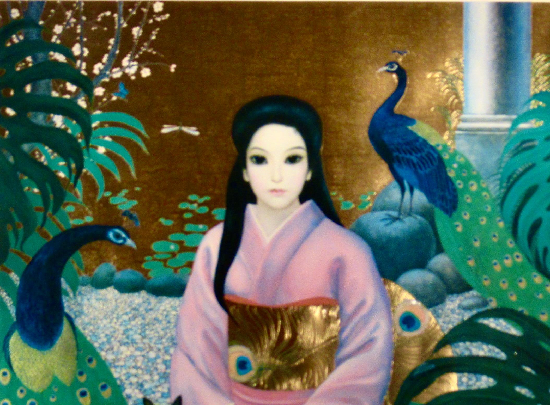 Madame Butterfly - American Realist Print by Margaret Keane