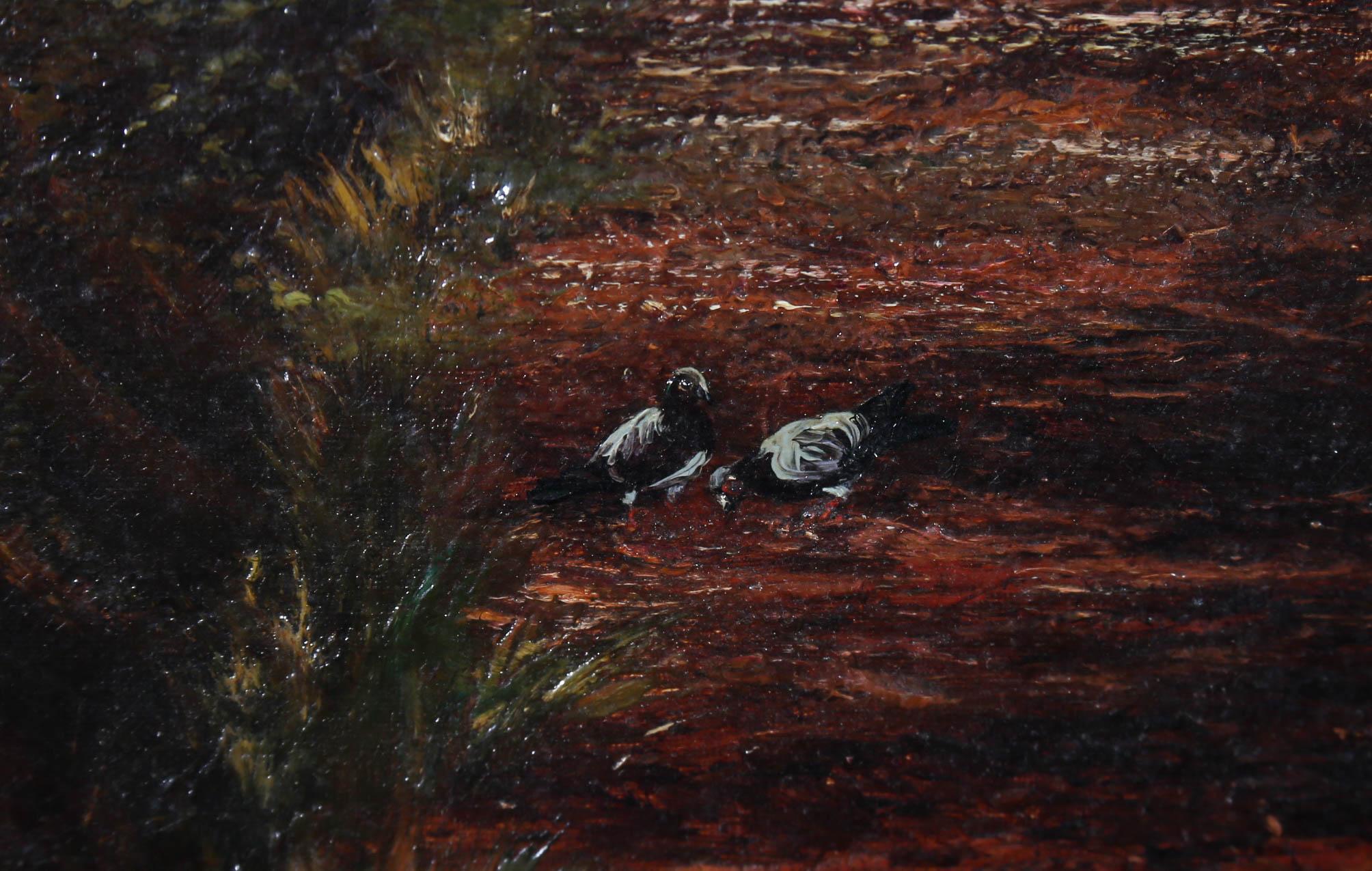 Margaret L. Fisher - Framed 1998 Oil, Woodland Path For Sale 4