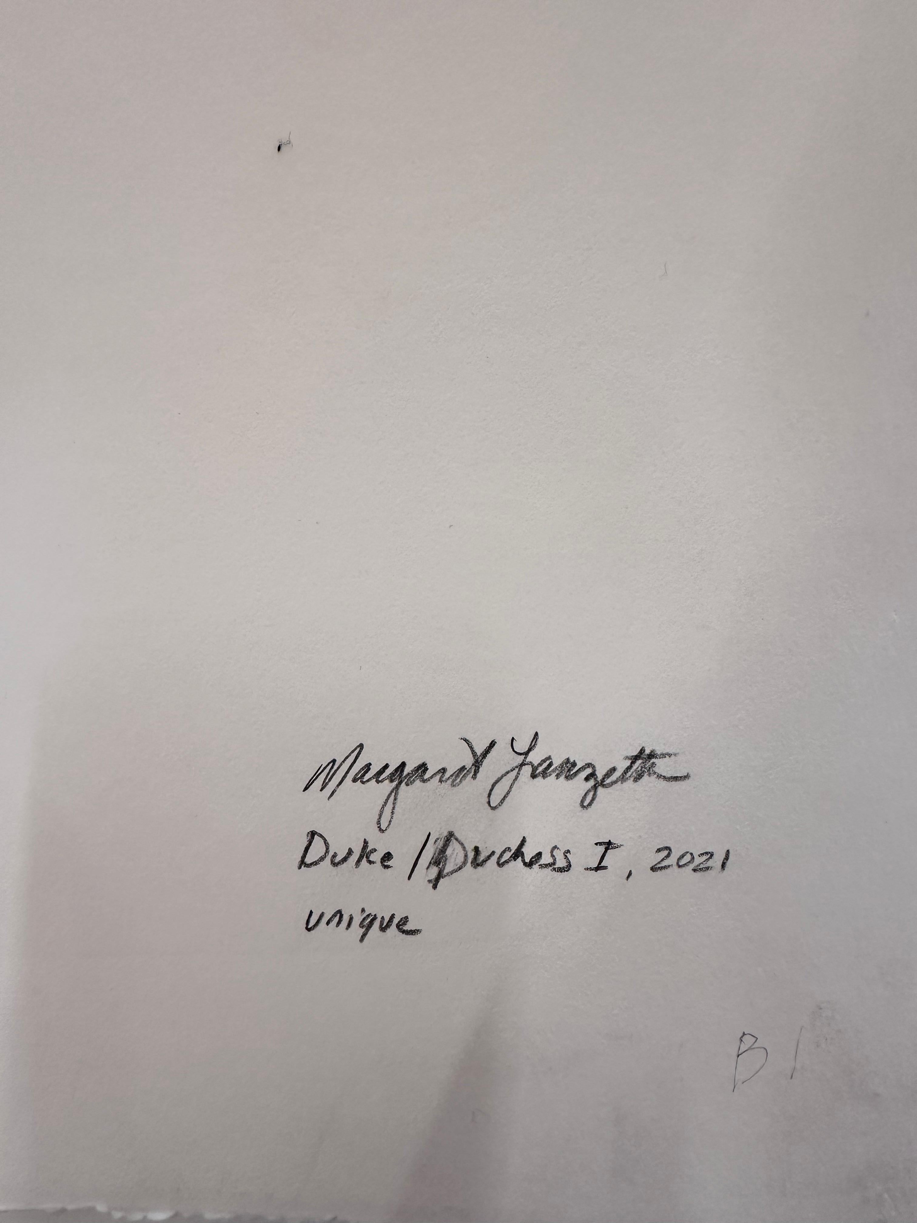 Duke Duchess I, Krone Monotypie Schwarz Grau Royalty Tiara, 2021 im Angebot 7