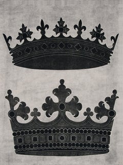 Duke Duchess I, Crown Monotype Black Gray Royalty Tiara, 2021