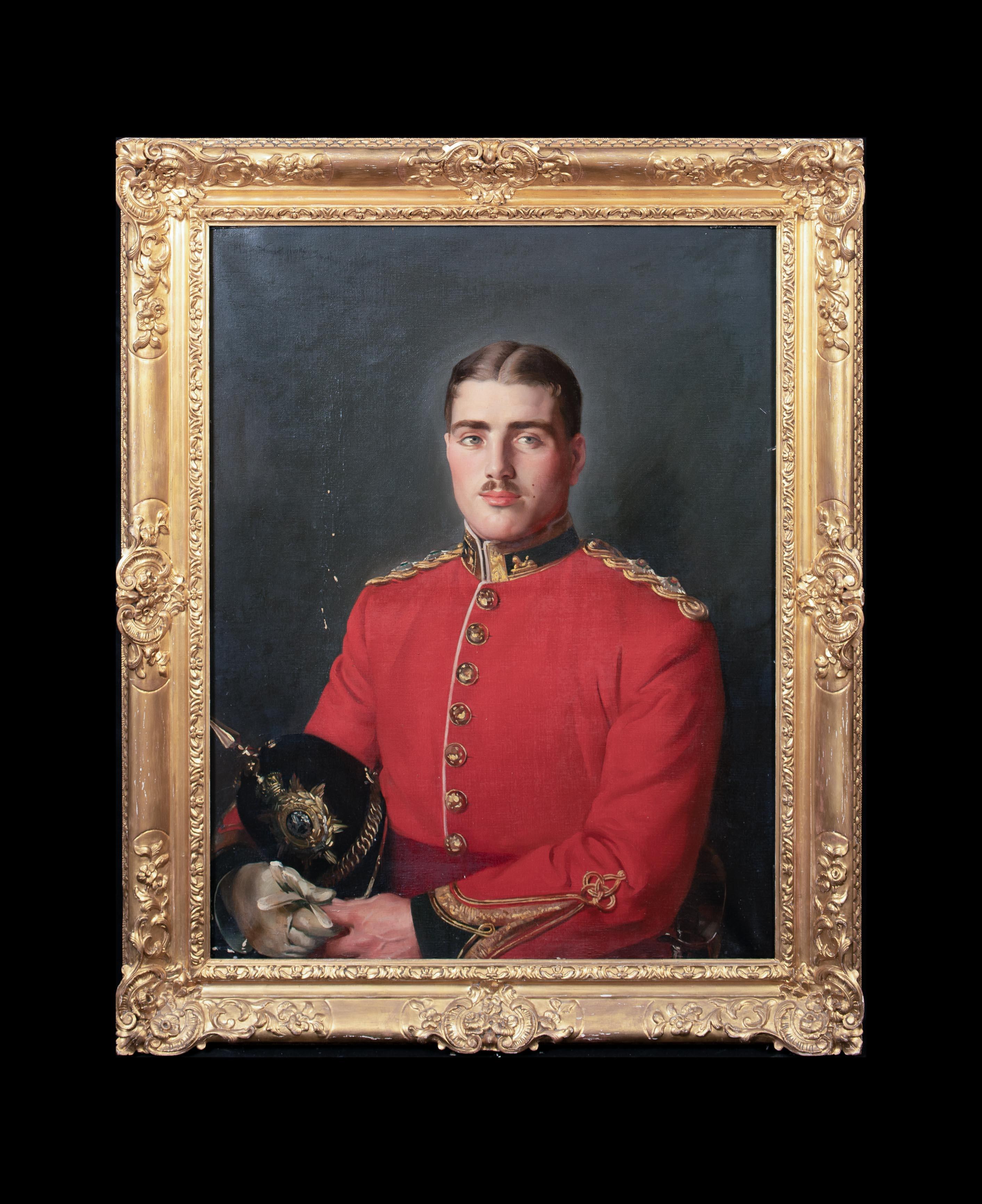 Ritratto del Capitano Cecil Avery Baker MC - Reggimento South Wales Borderers, - Painting di Margaret Lindsay WIlliams