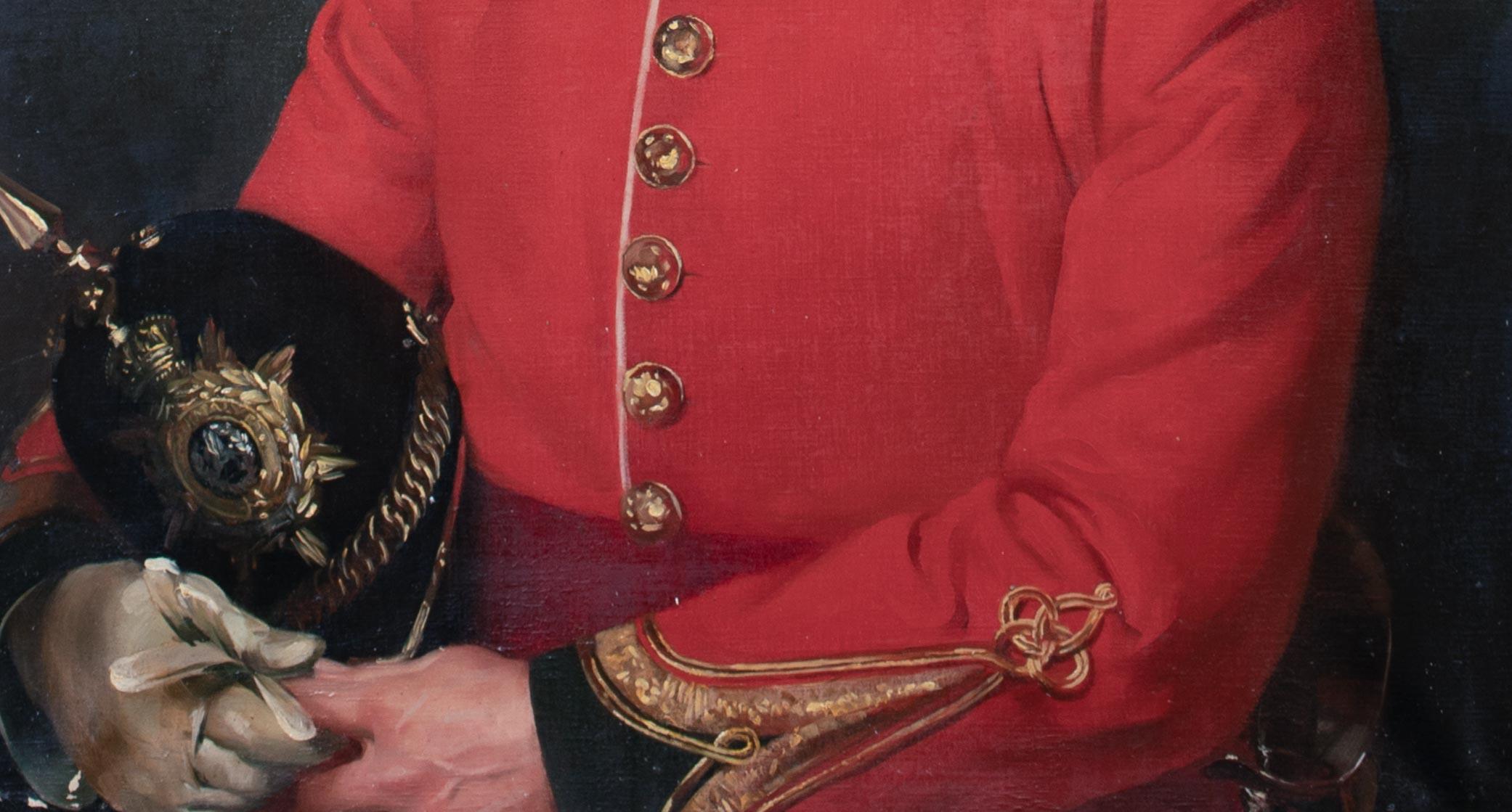Ritratto del Capitano Cecil Avery Baker MC - Reggimento South Wales Borderers, 1