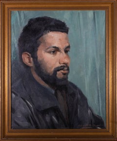 Margaret McClean - 1982 Oil, Portrait of a Young Man