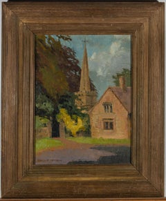 Margaret McClean - 1982 Huile, église de Stanton Village