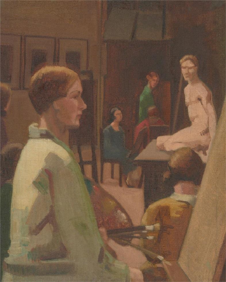Margaret McClean - 20th Century Oil, Life Drawing Class 2