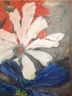 "Untitled" (Cosmos) Acrylic on Canvas 84" x 54" c. 1966