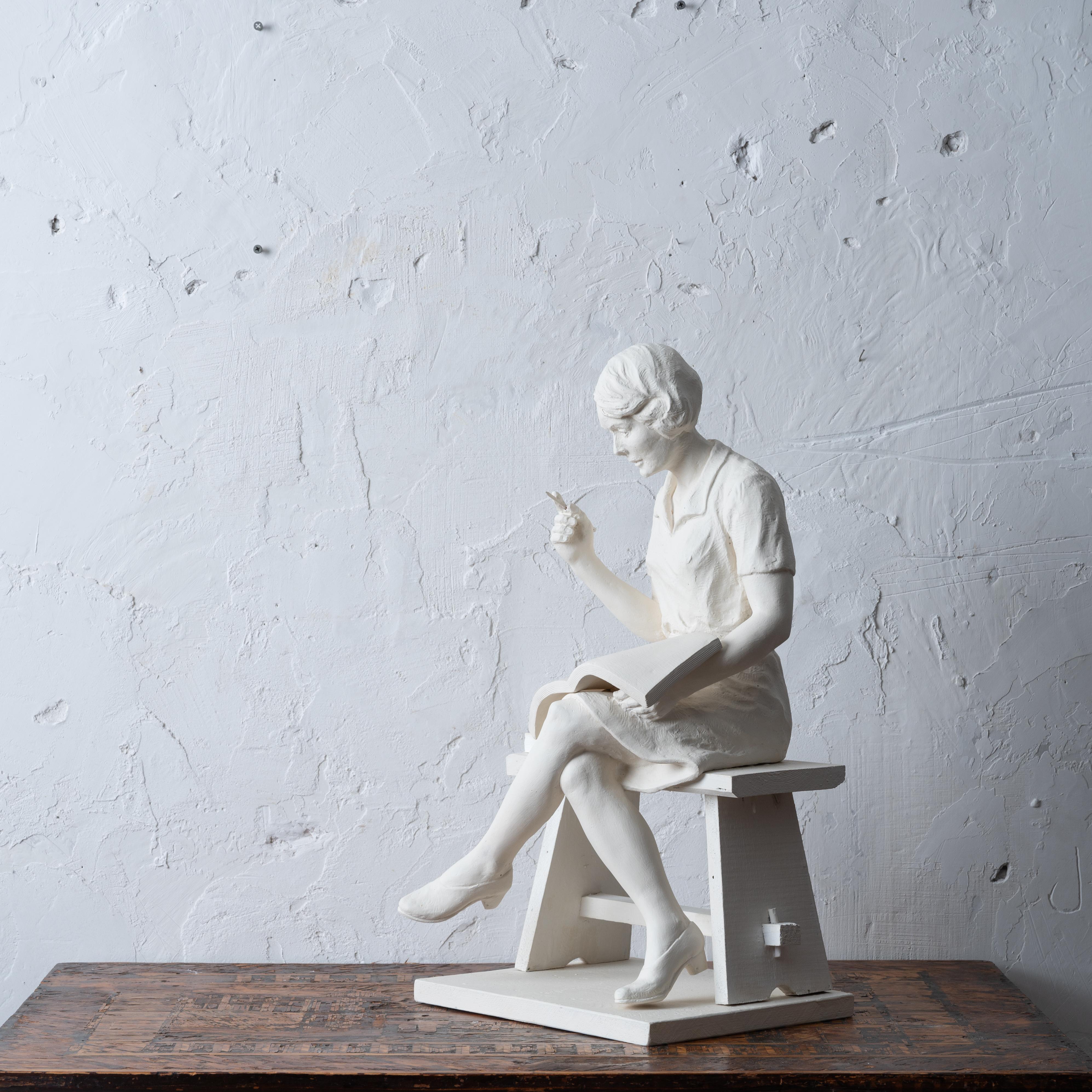 Margaret Mitchell Plaster Maquette by Rosario Russell Fiore For Sale 4