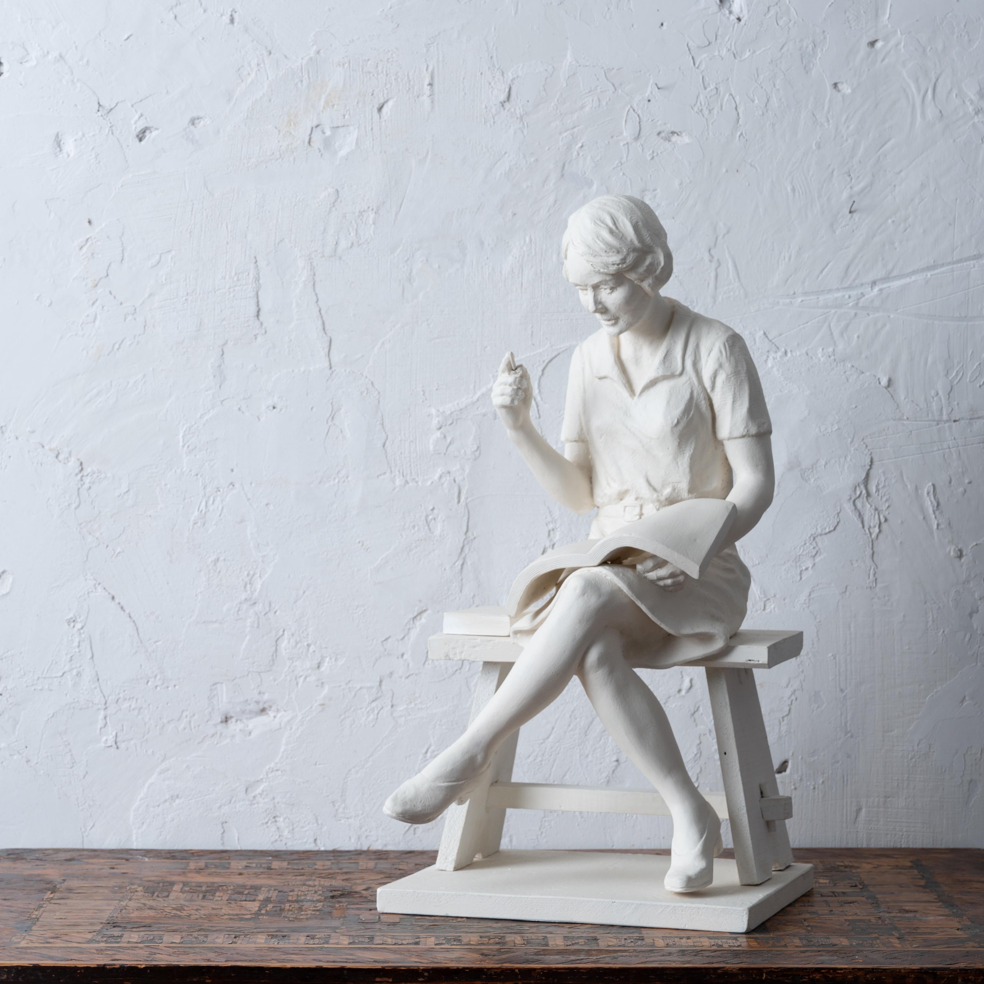 Margaret Mitchell Plaster Maquette by Rosario Russell Fiore For Sale 8