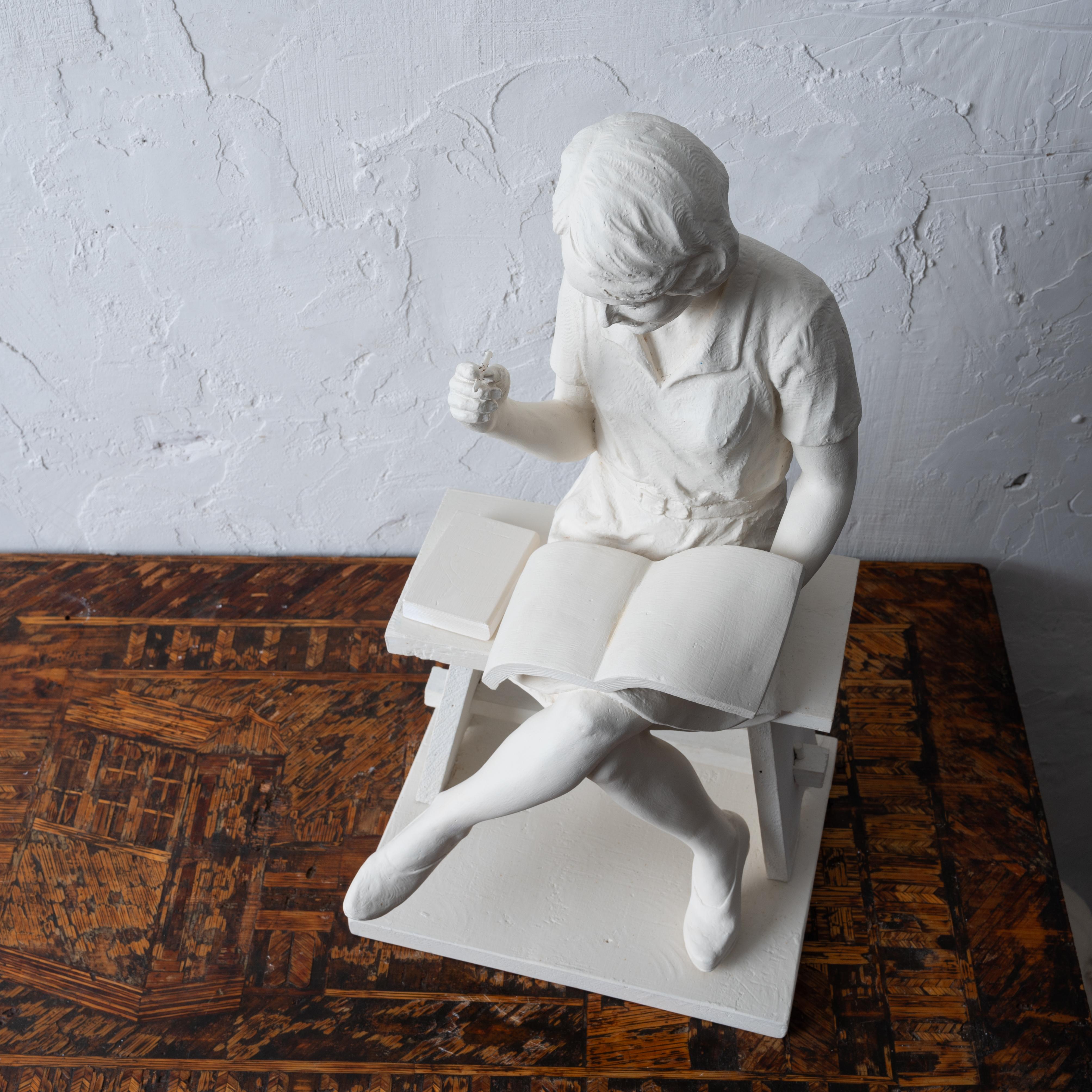 Margaret Mitchell Plaster Maquette by Rosario Russell Fiore For Sale 9