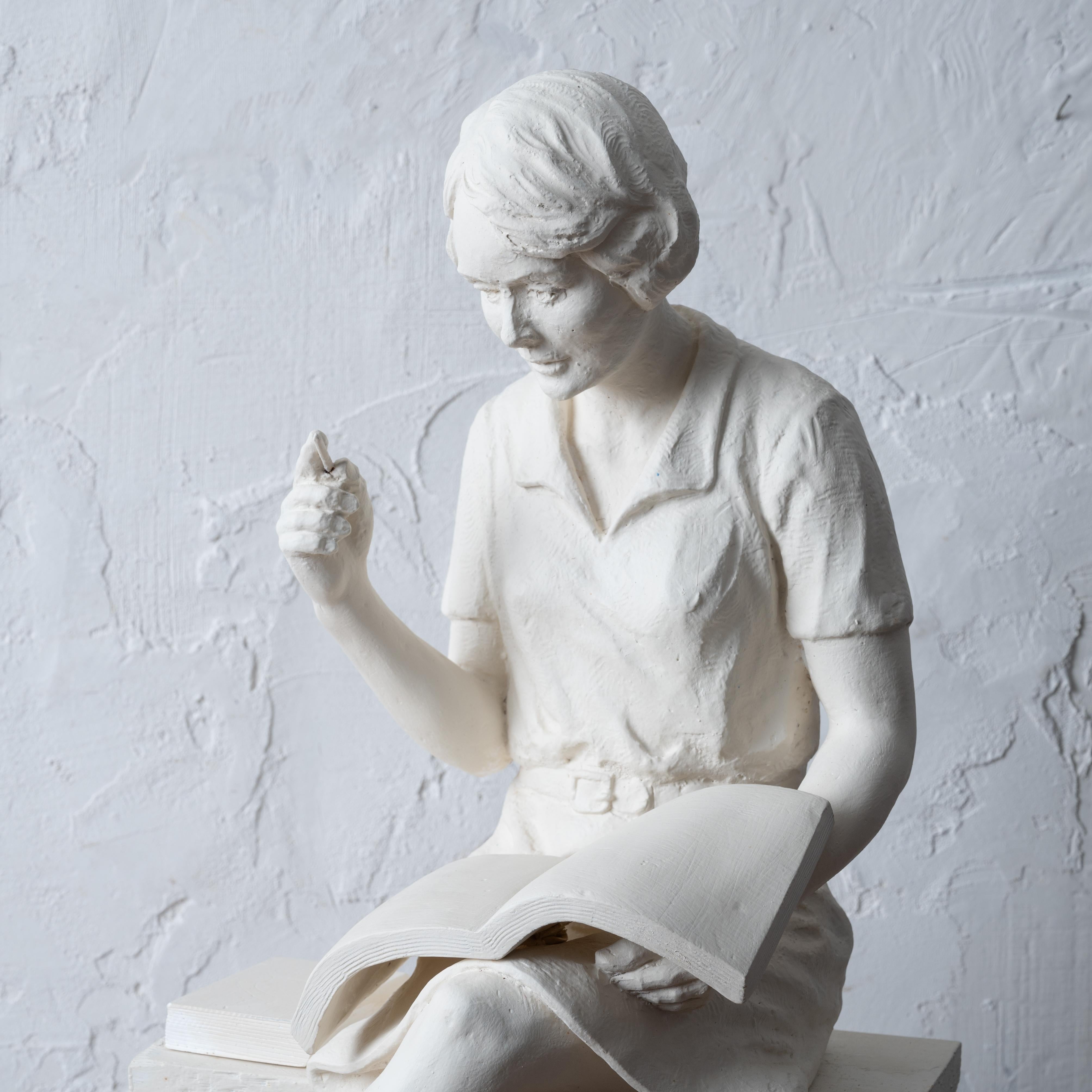 Margaret Mitchell Plaster Maquette by Rosario Russell Fiore For Sale 1