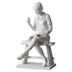 Maquette in gesso di Margaret Mitchell di Rosario Russell Fiore