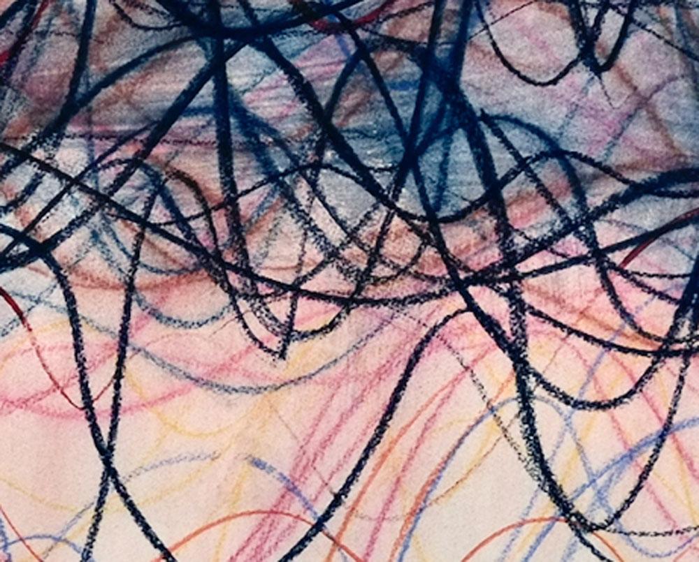 Destinazione (Disegno astratto) - Art Astratto di Margaret Neill
