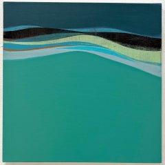 Dew-Original Abstract Square Modern Painting - Acrylic on Canvas