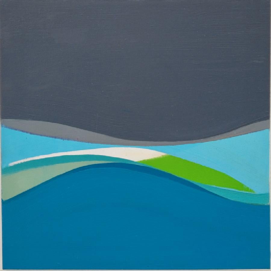 Scope-Original Abstract Square Modern Painting - Acrylic on Canvas