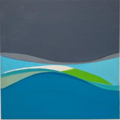 Scope-Original Abstract Square Modern Painting - Acrylic on Canvas