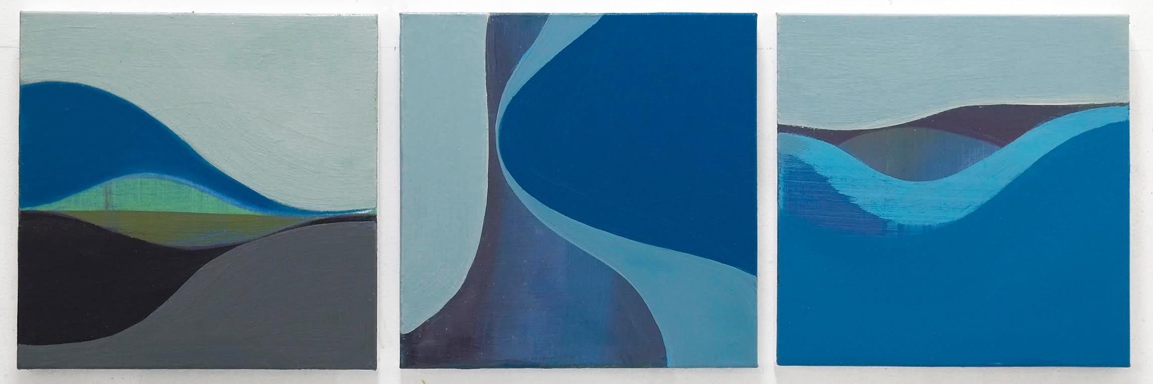 Tribute 1 - Original abstraktes modernes Gemälde - Öl auf Leinwand  – Painting von Margaret Neill