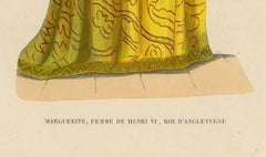Margaret of Anjou, Queen Consort of Henry VI, Costume Di Moyen Age, 1847
