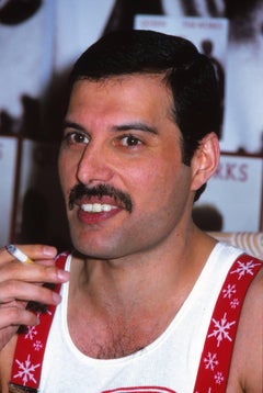 Vintage Freddie Mercury Smoking Fine Art Print