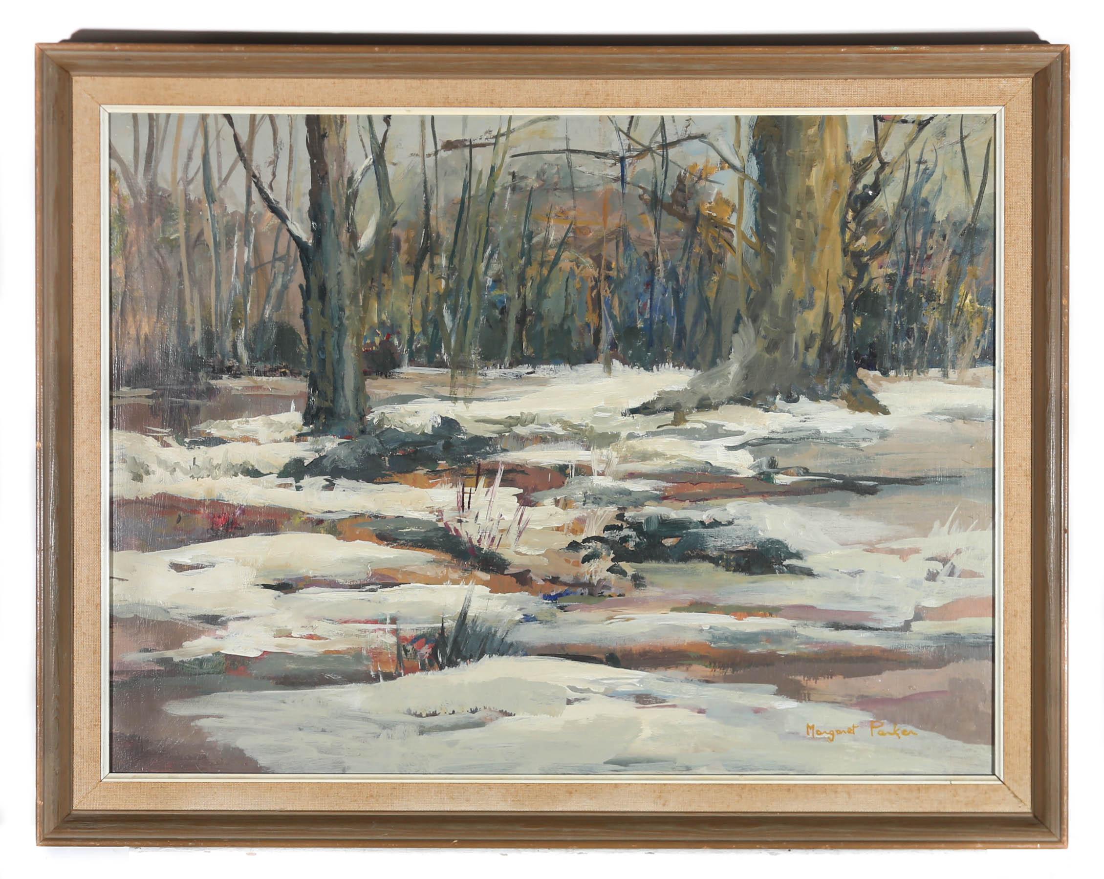 Margaret Parker (1925-2012) - 20th Century Oil, Thaw For Sale 2