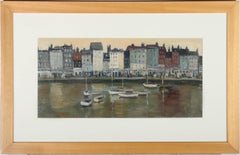 Margaret Parker (1925-2012) – Öl, Vieux-Bassin Honfleur, 20. Jahrhundert