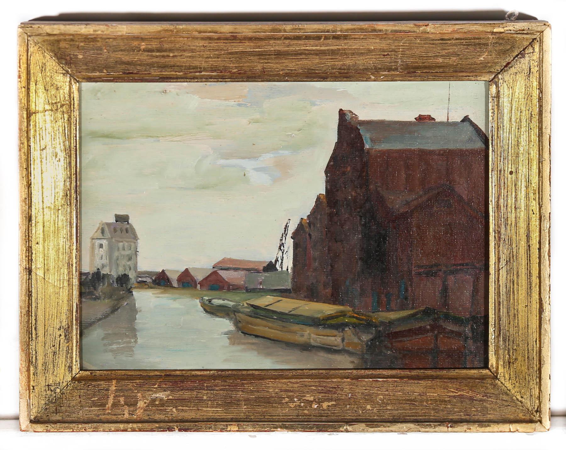 Margaret Parker (1925-2012) - Mid 20th Century Oil, River Hull 1