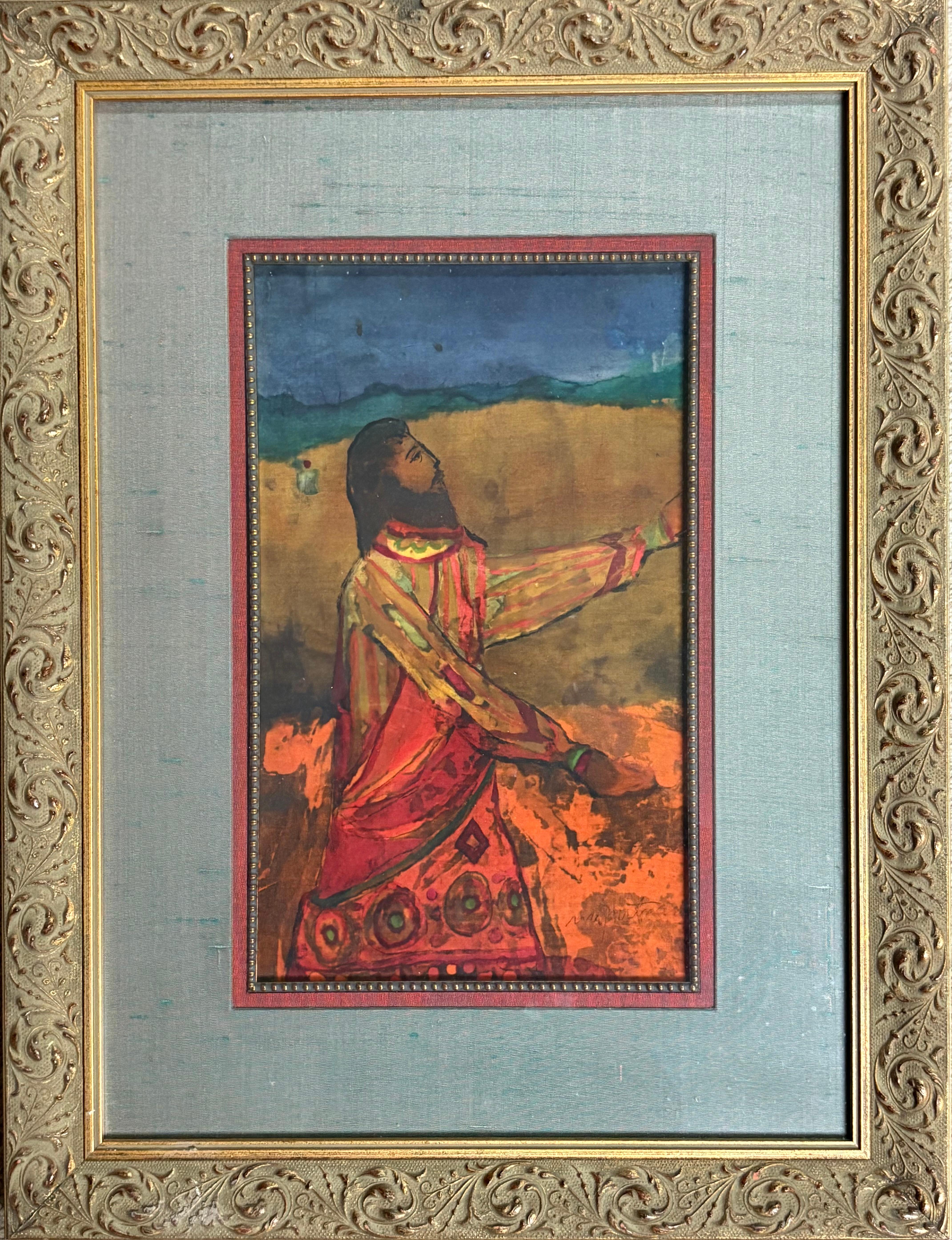 "Cristo en el desierto" - Painting de Margaret Putnam