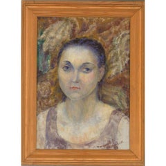 Margaret Robinson (1920-2016) - 1992 Öl, „Fühlend blau“